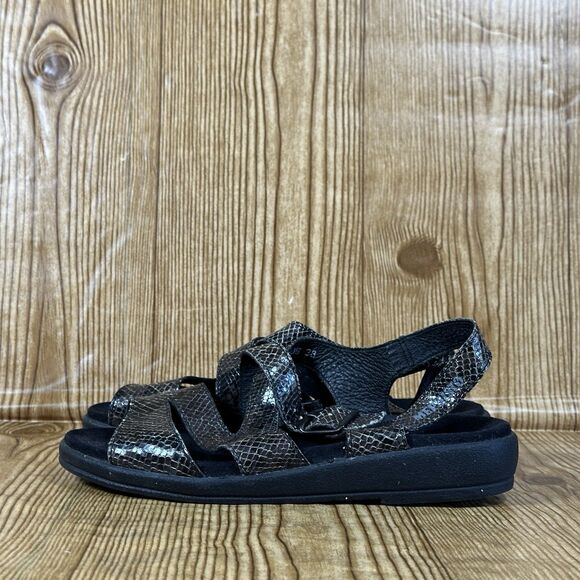 Mephisto Helen Sandal Women's size 38 Slide Alligator Skin - Picture 4 of 12